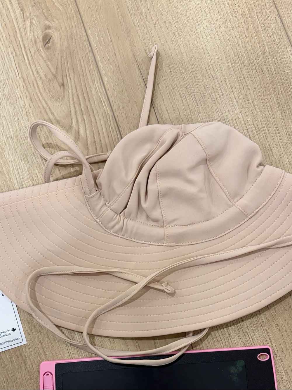 Current Tyed baby toddler Wide-Brim Sun Hat - Blush